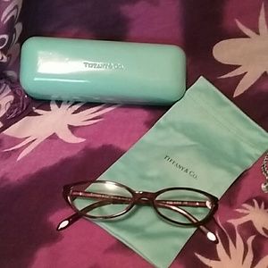 Tiffany & co eyeglasses w/hard case and cloth bag